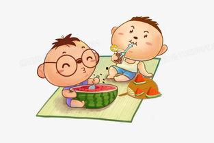 爆料吃瓜搞笑插画图片大全,吃瓜群众欢乐多，图解娱乐圈那些事儿